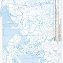 Контурные карты европейский северо запад россии. Карта европейского севера России 9 класс. Карта европейского севера и Северо-Запада России контурная карта.